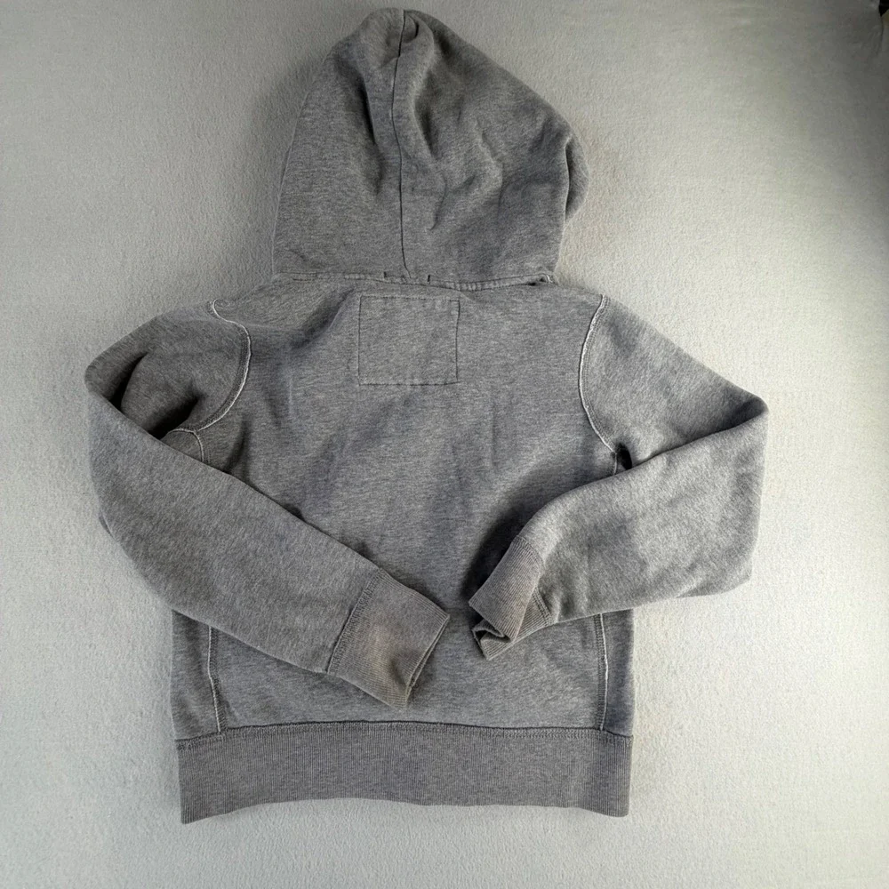 Abercrombie and Fitch 92 Grey Pullover Hoodie Vintage Y2K Streetwear Boys Large
